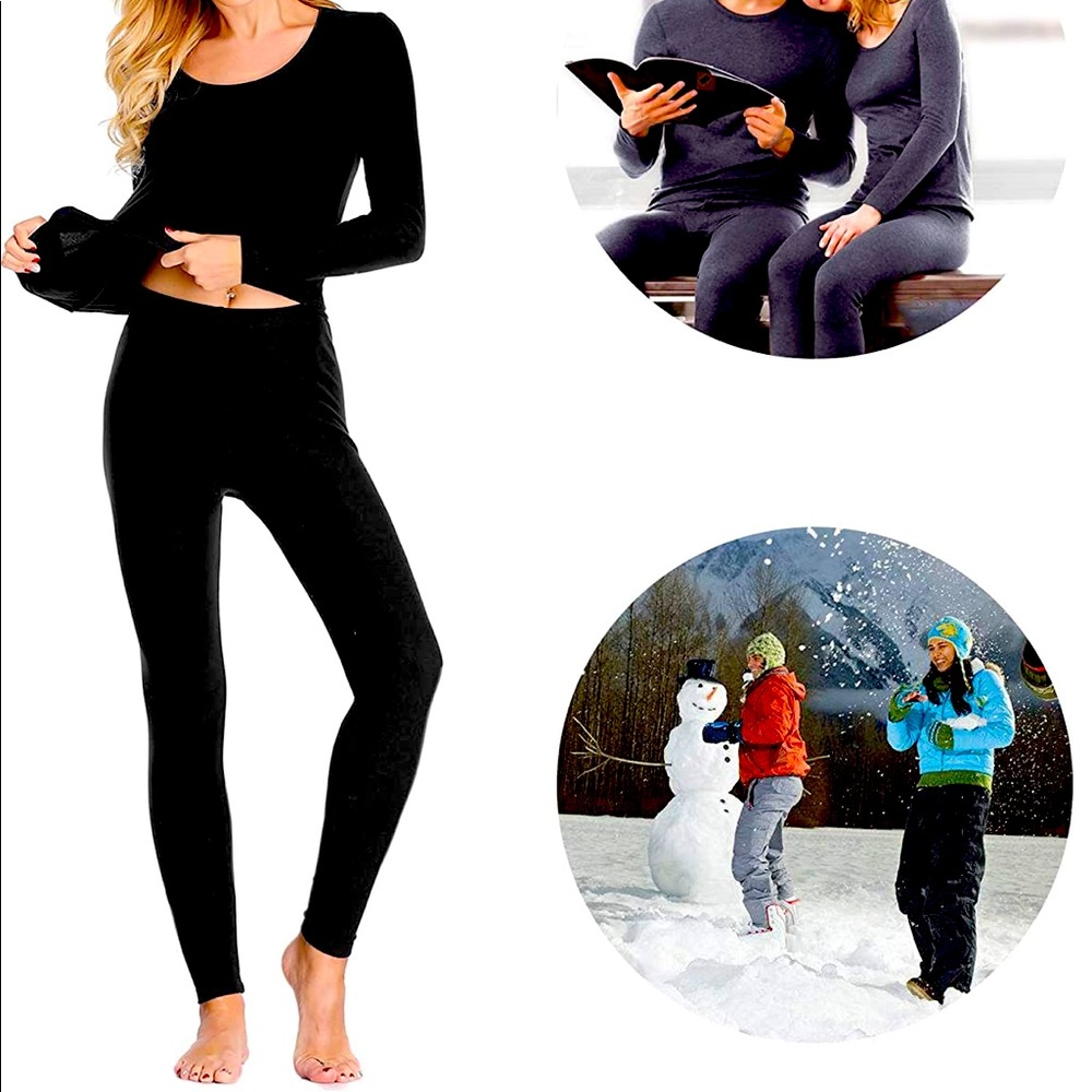 Women's Cotton Long John Set - Pajamas